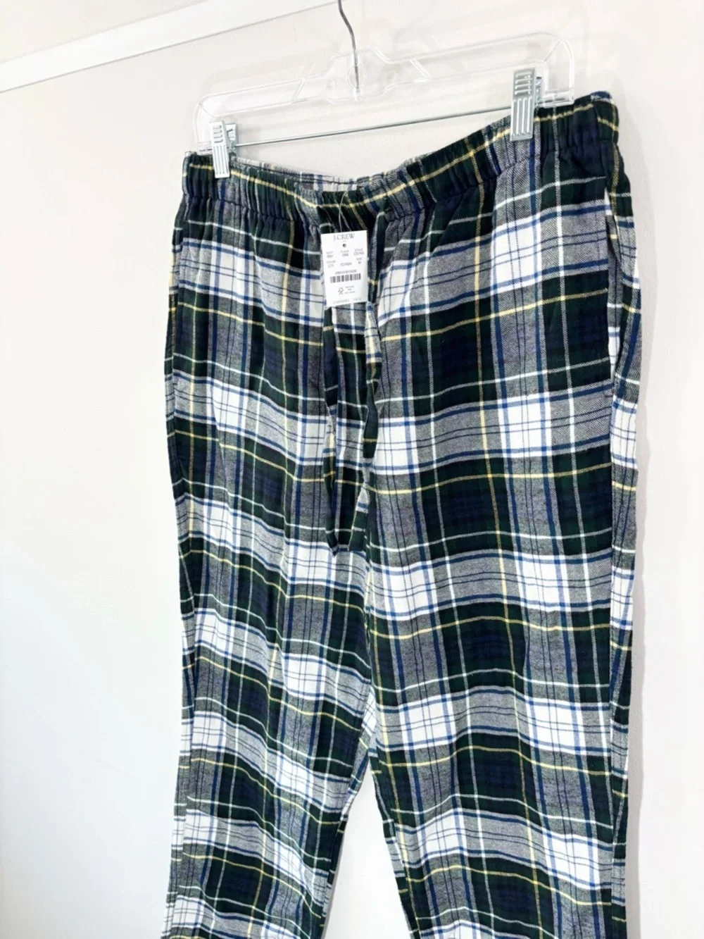NWT J. Crew men’s plaid flannel pj pants
